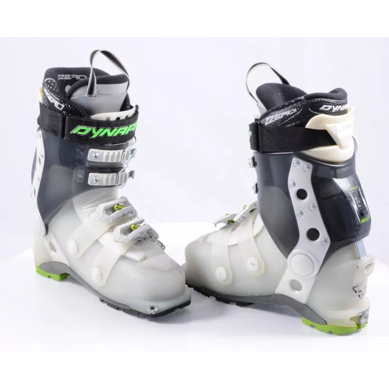 Toerski Skischoenen DYNAFIT ZZERO 4U, TLT, High TF Foam, Power Stringer, Micro, White/black/green ( Zoals NIEUW ) - Afbeelding 5