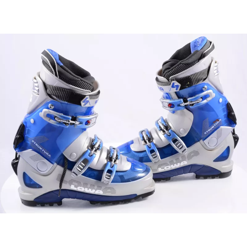 Toerski Skischoenen LOWA STRUKTURA 4, Micro, Ski/walk, Grey/blue ( Zoals NIEUW ) - Afbeelding 2