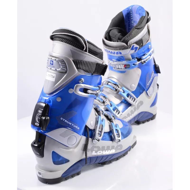 Toerski Skischoenen LOWA STRUKTURA 4, Micro, Ski/walk, Grey/blue ( Zoals NIEUW ) - Afbeelding 3