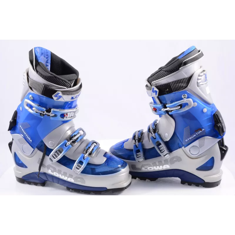 Toerski Skischoenen LOWA STRUKTURA 4, Micro, Ski/walk, Grey/blue ( Zoals NIEUW )