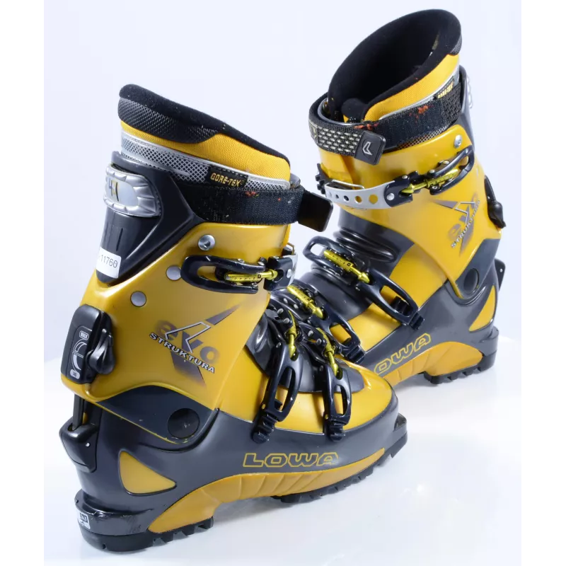 Toerski Skischoenen LOWA STRUKTURA EVO, Ski/walk, Micro, Gore-tex, Yellow/black ( Zoals NIEUW ) - Afbeelding 3