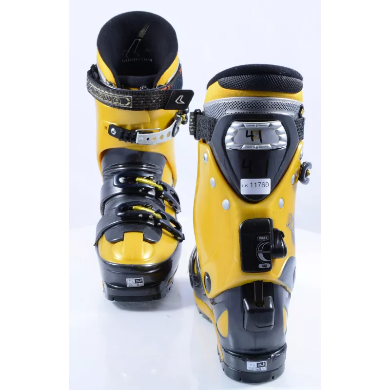Toerski Skischoenen LOWA STRUKTURA EVO, Ski/walk, Micro, Gore-tex, Yellow/black ( Zoals NIEUW ) - Afbeelding 4