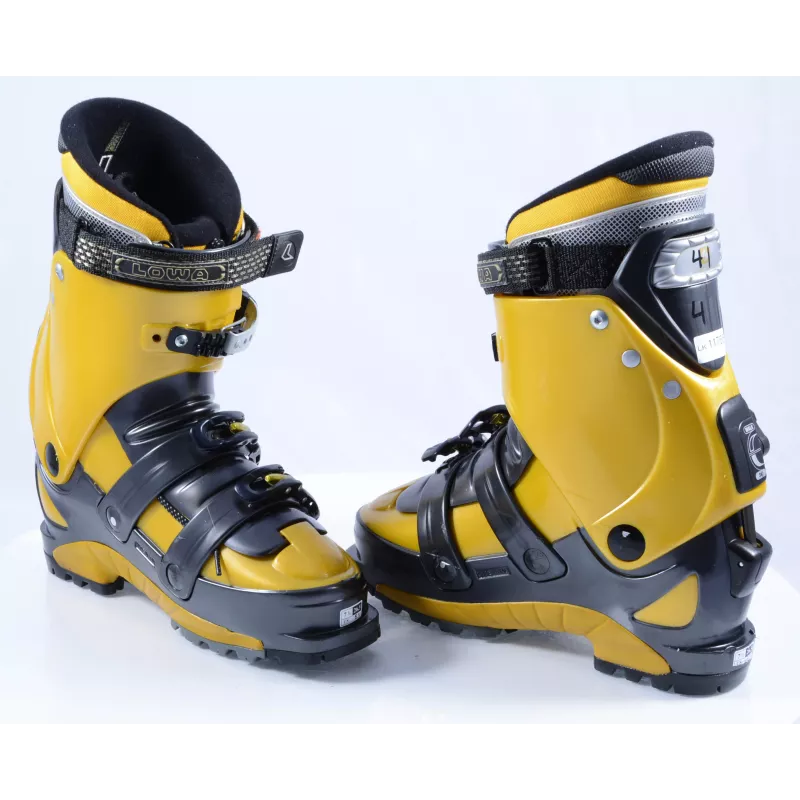 Toerski Skischoenen LOWA STRUKTURA EVO, Ski/walk, Micro, Gore-tex, Yellow/black ( Zoals NIEUW ) - Afbeelding 5
