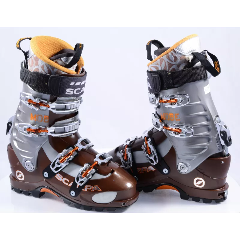Toerski Skischoenen SCARPA MOBE, SKI/WALK, TLT, Vibram, Intuition, Canting, Micro, Brown/grey